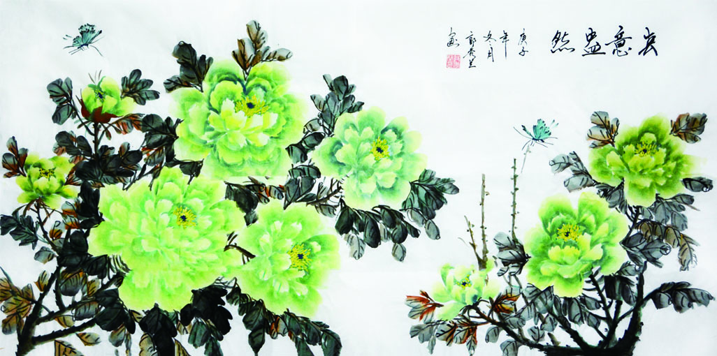 春意盎然，136x68cm.2021年.JPG