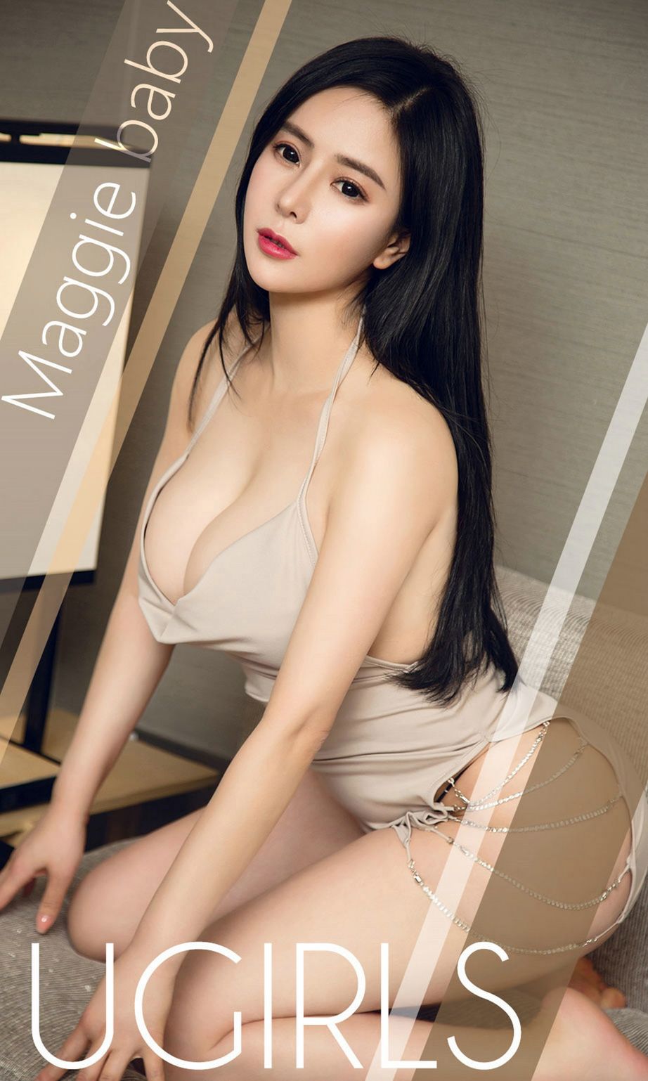 美女模特Maggiebaby坚挺巨乳波涛胸涌丁字裤诱惑美图