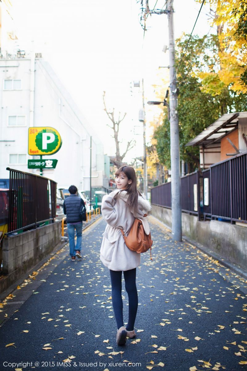 爱蜜社极品美女陈潇Xiaoer户外清新养眼日本之旅美图写真