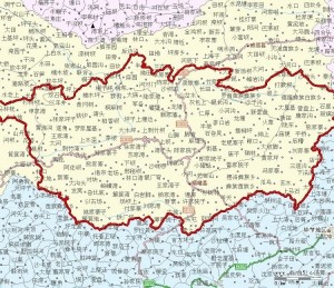 镇雄县地图