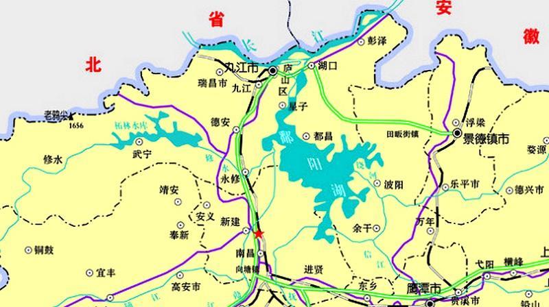 鄱阳湖位置及境域