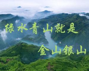 绿水青山就是金山银山