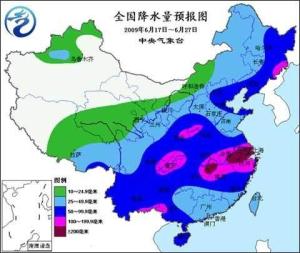 江淮流域--气候分布图