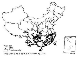 云豹中国分布图