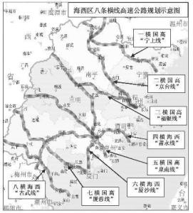 “八横”高速公路规划