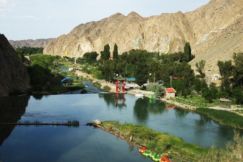 玉门赤金峡水利风景区