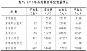 大同市教育统计表